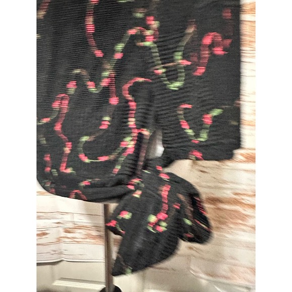 Vintage Good Clothes Classics Womens Black Blouse with embroidery - Large - Picture 4 of 14